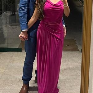 Ralph Lauren Fuchsia Gown